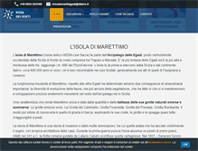 Tablet Screenshot of isoladimarettimo.it