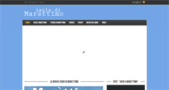 Desktop Screenshot of isoladimarettimo.com
